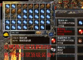 �����սҡǮ��BOSS����Ч��ȡ����װ����