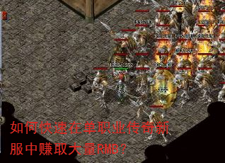 如何快速在单职业传奇新服中赚取大量RMB? 如何快速在单职业传奇新服中赚取大量RMB?