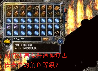如何快速提升道神复古传奇中的角色等级? 如何快速提升道神复古传奇中的角色等级?