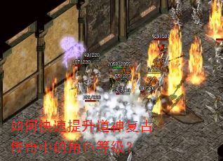 如何快速提升道神复古传奇中的角色等级? 如何快速提升道神复古传奇中的角色等级?