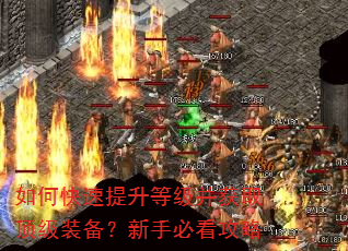 如何快速提升等级并获取顶级装备?新手必看攻略 如何快速提升等级并获取顶级装备?新手必看攻略