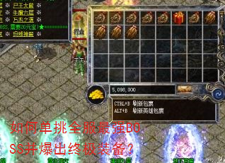如何单挑全服最强BOSS并爆出终极装备? 如何单挑全服最强BOSS并爆出终极装备?