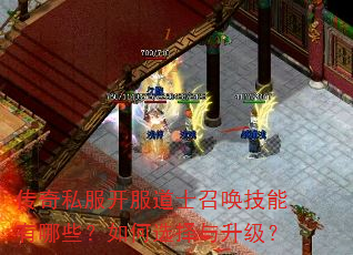 传奇私服开服道士召唤技能有哪些?如何选择与升级? 传奇私服开服道士召唤技能有哪些?如何选择与升级?