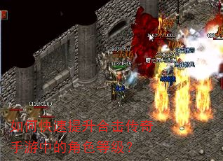 如何快速提升合击传奇手游中的角色等级? 如何快速提升合击传奇手游中的角色等级?