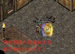 传奇游戏中法道合击技能究竟叫什么名字? 传奇游戏中法道合击技能究竟叫什么名字?